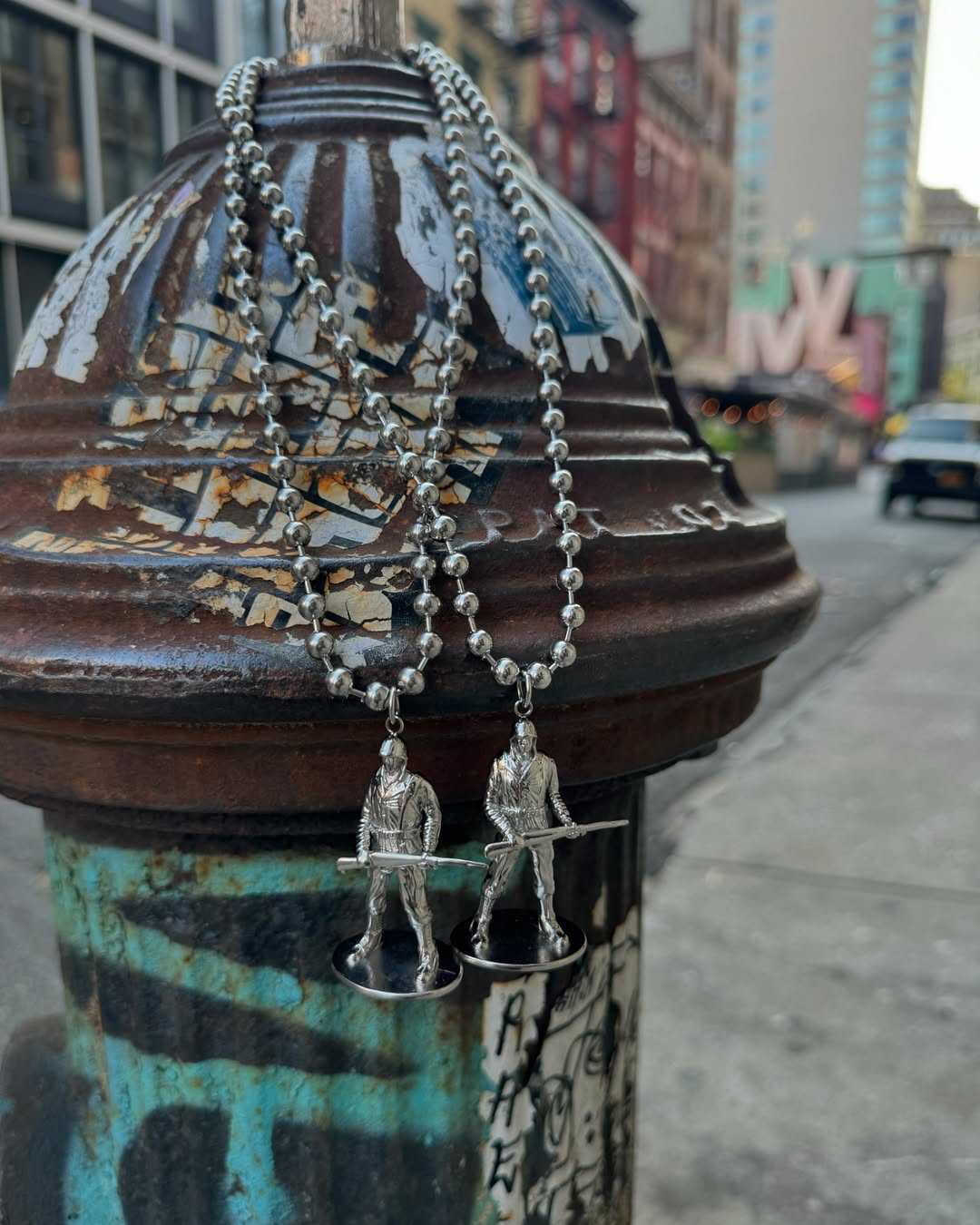 Silver Toy Soldier Chain